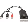 ADDER ALIF101T-DP DisplayPort KVM Extender Transmitter über Cat5e/6/7 - 2560x1600, USB 2.0, Audio, schwarzes Aluminium