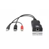 ADDER ALIF101T-DP DisplayPort KVM Extender Transmitter über Cat5e/6/7 - 2560x1600, USB 2.0, Audio, schwarzes Aluminium