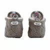 Lodger Buffalo Fleece Baby-Booties mit rutschfester Sohle, Braun, 6-12 Monate