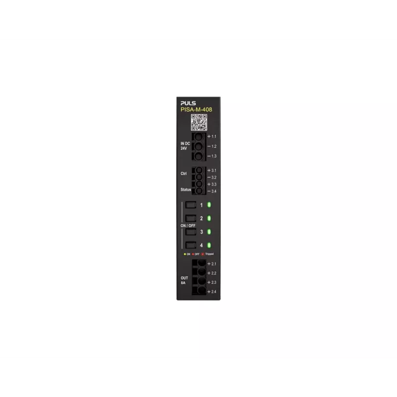 PULS PISA-M-408 Selektives Schutzmodul, 4-Kanal, 24VDC, 40A, DIN-Schiene