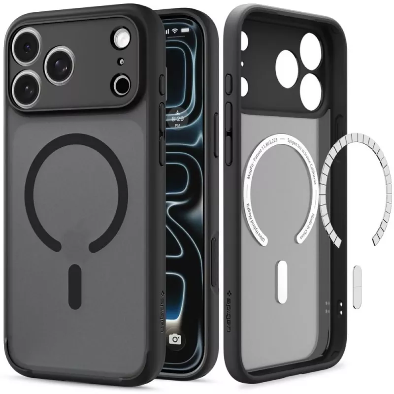 SPIGEN Ultra Hybrid MagSafe iPhone 17 Pro Max / 18 Pro Max Frost Schwarz