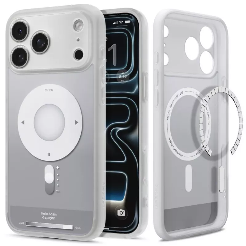 Spigen Ultra Hybrid MagSafe Hülle für iPhone 17 Pro Max / 18 Pro Max – Classic Silver