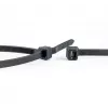 WKK 110256071 Kabelbinder 430 mm x 4,8 mm Schwarz UV-stabilisiert 100 Stück