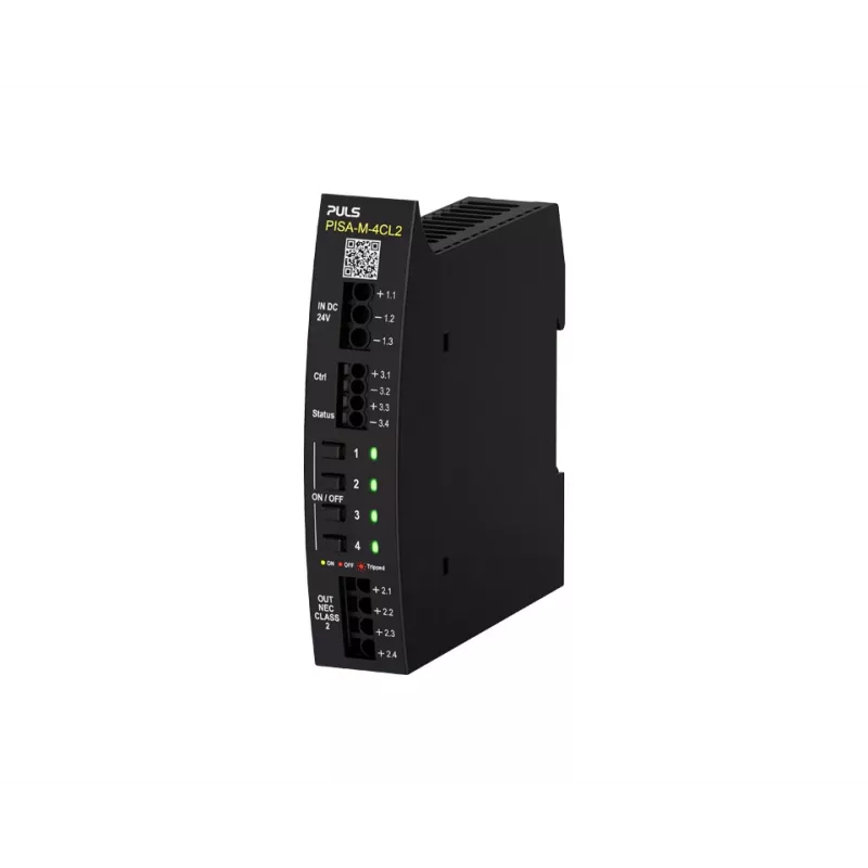 PULS PISA-M-4CL2 4-Kanal Selektiver Strombegrenzer Modul 20A 18-30VDC DIN-Schiene