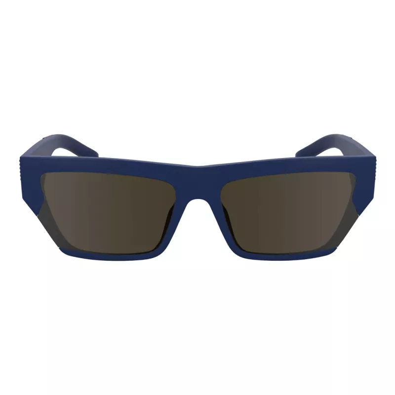 Karl Lagerfeld Unisex KL6163S-401 Sonnenbrille, schwarzer Rahmen, graue Gläser, 59/17/145 mm
