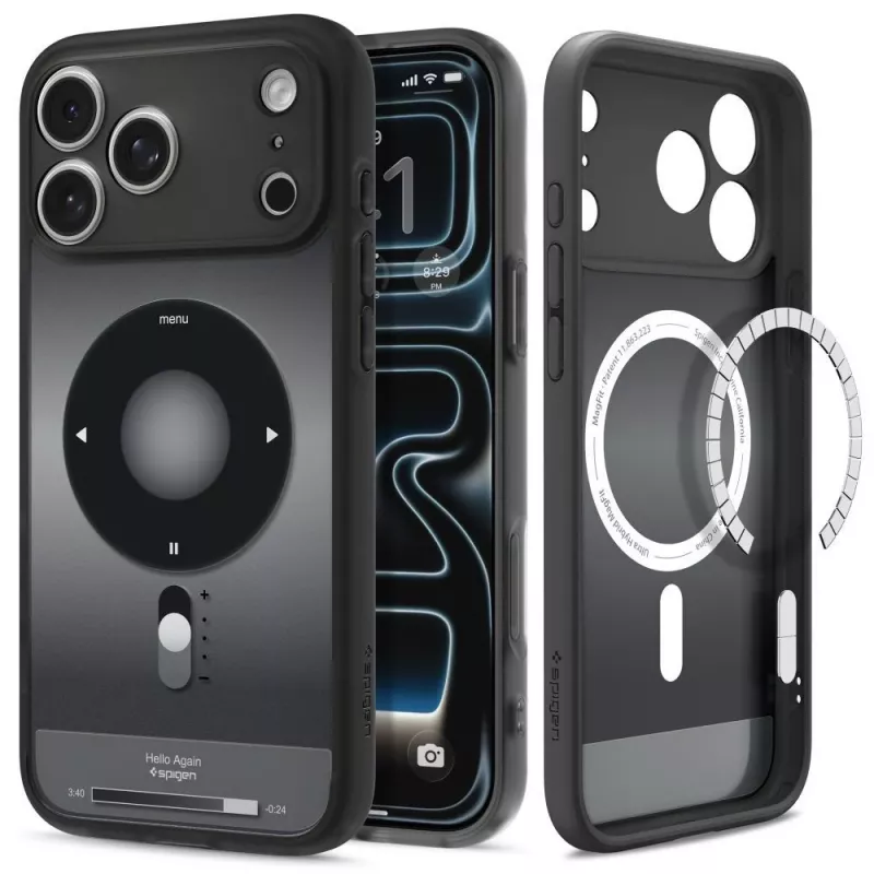 Spigen Ultra Hybrid Mag MagSafe Hülle für iPhone 18 Pro / 17 Pro - Schwarz