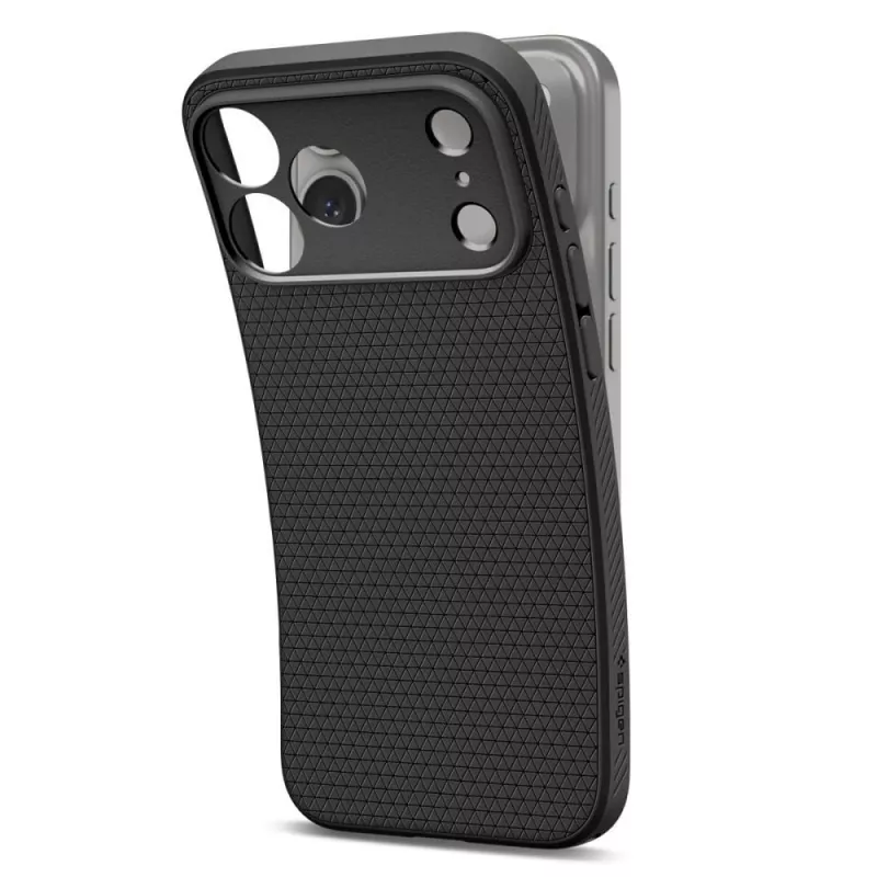 Spigen Liquid Air Hülle für iPhone 18 Pro Max / 17 Pro Max - Mattschwarz