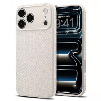 Spigen Liquid Air iPhone 17 Pro Max / 18 Pro Max Hülle Natural Titanium
