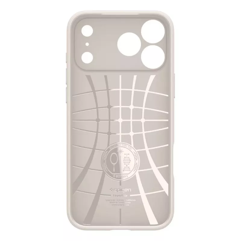Spigen Liquid Air iPhone 17 Pro Max / 18 Pro Max Hülle Natural Titanium