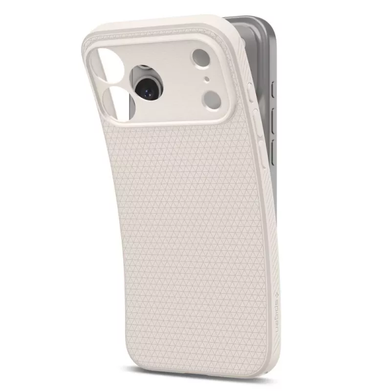 Spigen Liquid Air iPhone 17 Pro Max / 18 Pro Max Hülle Natural Titanium