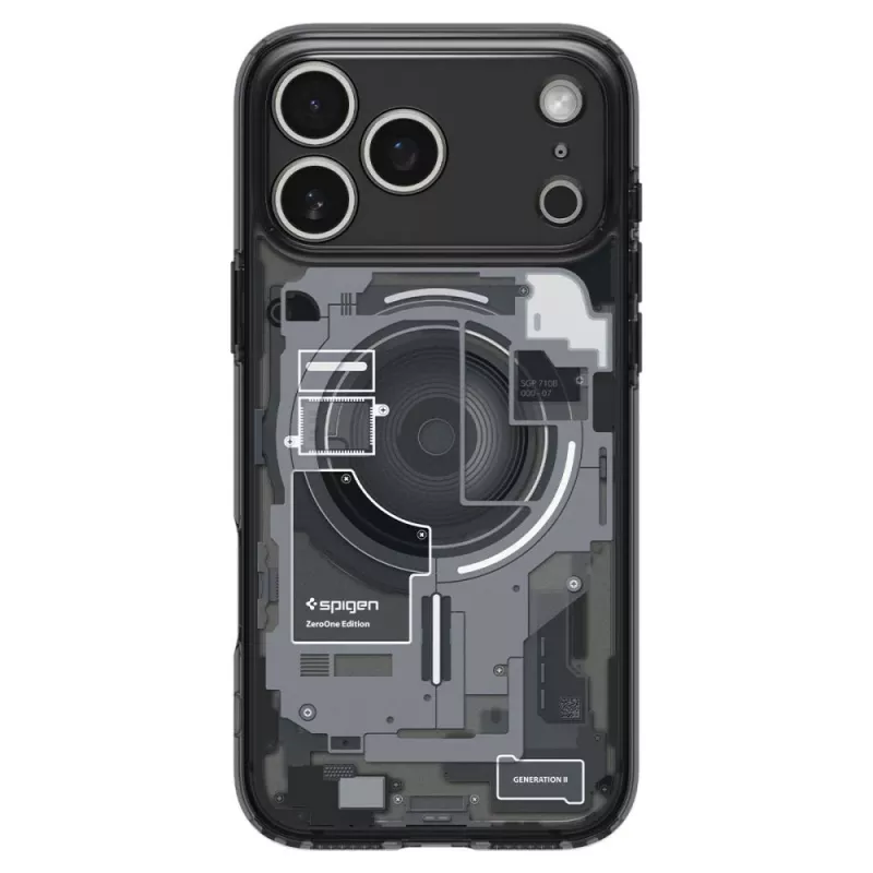 SPIGEN Ultra Hybrid MagSafe iPhone 17 Pro Max / 18 Pro Max Zero One Schwarz