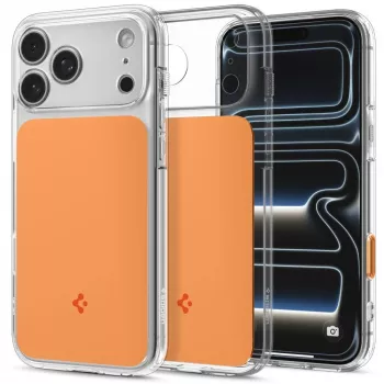 Spigen Ultra Hybrid T Mag MagSafe Hülle für iPhone 17 Pro Max / 18 Pro Max – Glänzendes Orange