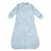 Lodger Hopper Matcha Turtle Baby-Schlafsack mit abnehmbaren Ärmeln, Blue Fogg, 50/62