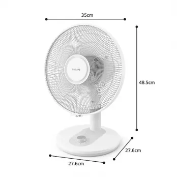 Philips 1000 Series Tischventilator, Weiß
