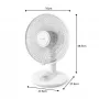Philips 1000 Series Tischventilator, Weiß
