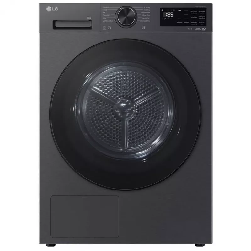 LG RT80X7B 8 kg Wärmepumpentrockner mit AI Dry, A+++, LED-Touchdisplay, Wi-Fi