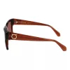 Ferragamo Damen-Sonnenbrille SF2014S-232 Havana Braun Gradient 54mm