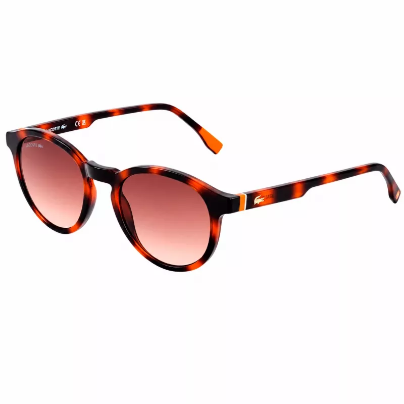 Lacoste Unisex-Sonnenbrille L6030SRG-1 Rechteckig Schwarz/Grau 50-21-145