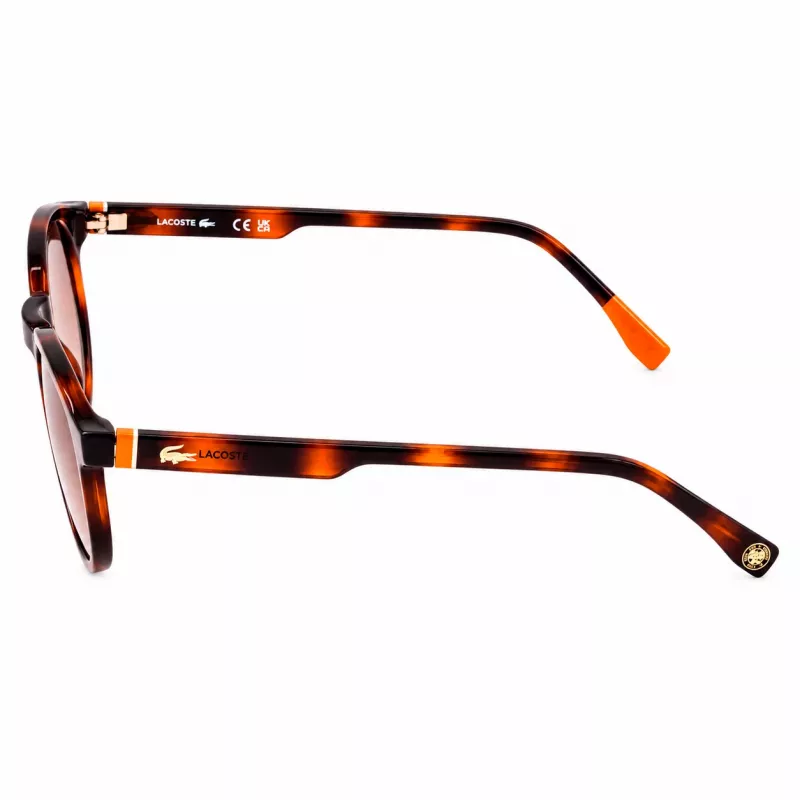 Lacoste Unisex-Sonnenbrille L6030SRG-1 Rechteckig Schwarz/Grau 50-21-145
