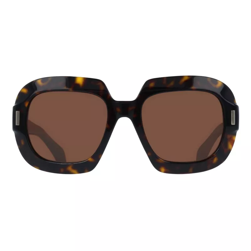 Ferragamo SF2068SE-242 Damen Cat-Eye-Sonnenbrille, Havanna/Braun Gradient, 54mm
