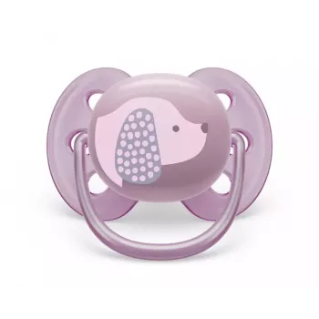 Philips Avent Ultra Soft DECO Schnuller 6-18 Monate, 1 Stück, Mädchen