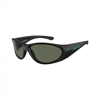 Arnette AN4342 Rechteckige Sonnenbrille, Mattschwarz/Grau, 62-17-125 mm AN4342-275871