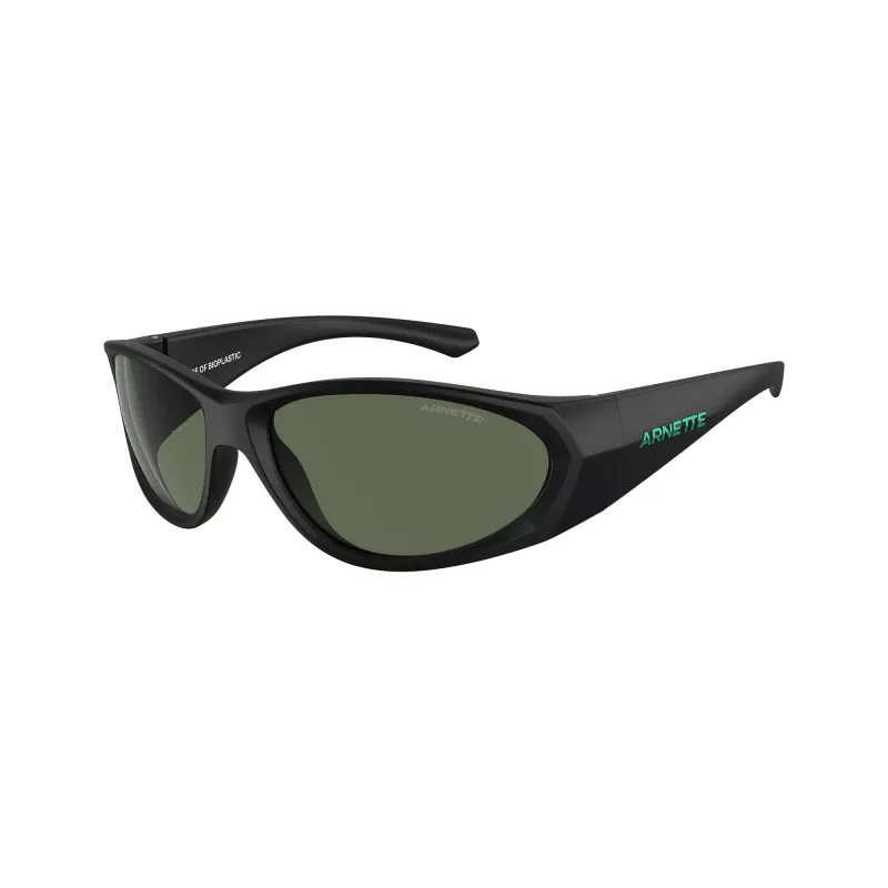Arnette AN4342 Rechteckige Sonnenbrille, Mattschwarz/Grau, 62-17-125 mm AN4342-275871