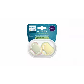 Philips Avent Ultra Air Schnuller 18+ Monate, 2er-Pack, Neutral