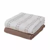 Lodger Swaddler Solid Matcha Baumwoll-Musselin-Pucktuch, Birch/Buffalo, 110x110 cm, 2er-Pack