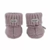 Lodger Slipper Merino Wool Babyschuhe, Rose, 0-6 Monate