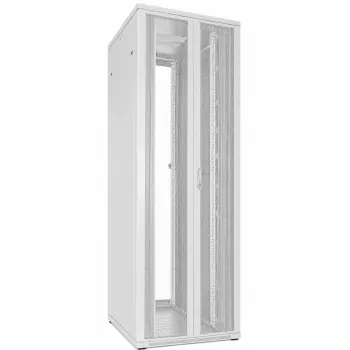 DSIT 47U 19 inch Serverschrank, perforierte Doppeltüren vorne und hinten, weiß, 800x1000x2200 mm (DS8047DD-W)