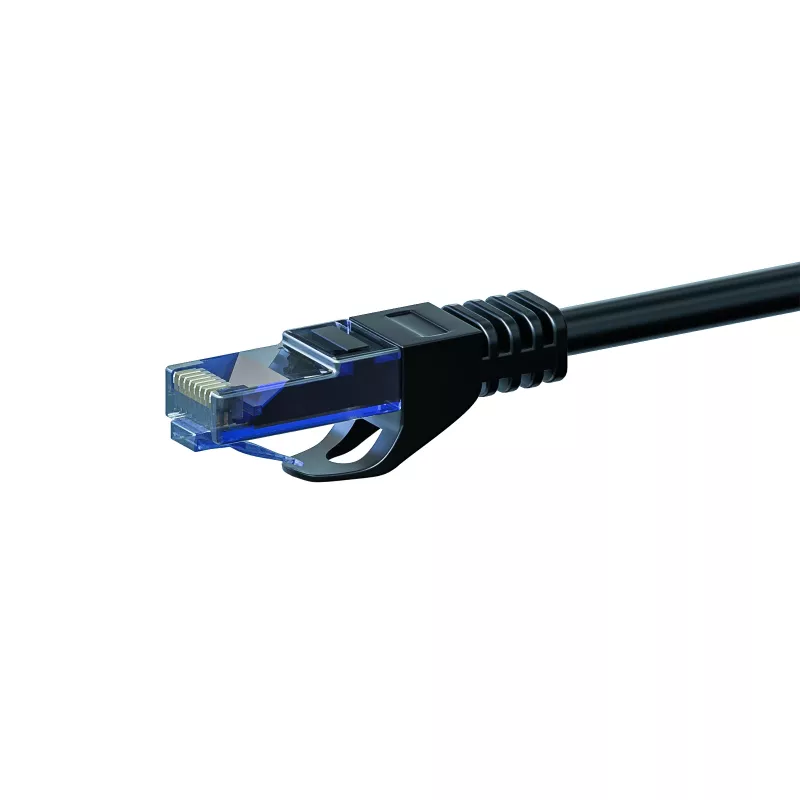 DSIT CAT6a Netzwerkkabel 100% Kupfer - U/UTP - 30 Meter - Schwarz (DC-U6A0-300)