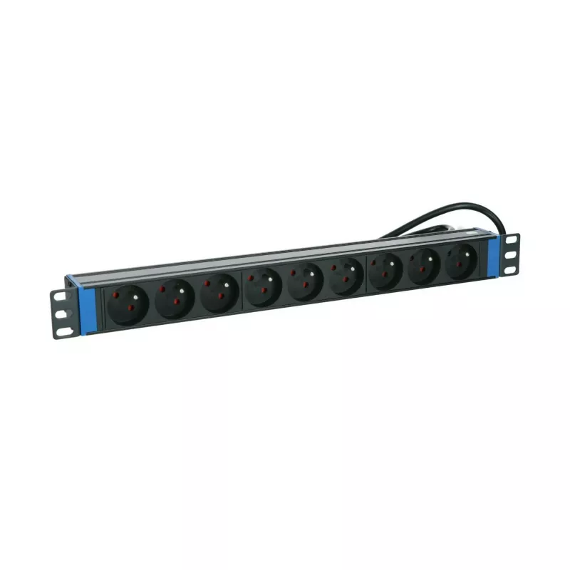 DSIT 19 inch 9-fach PDU mit Erdungsstift (DS-9PDU-PE)