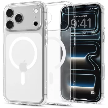 SPIGEN Ultra Hybrid MagSafe Hülle für iPhone 17 Pro Max / 18 Pro Max - Frost White