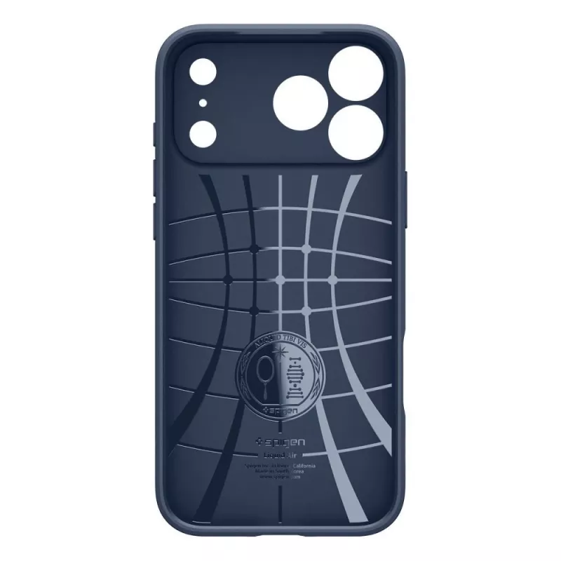 Spigen Liquid Air Hülle für iPhone 18 Pro / 17 Pro – Navy Blue