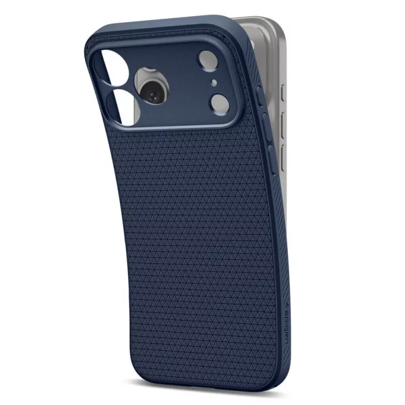 Spigen Liquid Air Hülle für iPhone 18 Pro / 17 Pro – Navy Blue