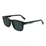 Lacoste Herren L997S-1 rechteckige Sonnenbrille, Schwarz/Grau, 54mm