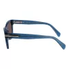 Paul Smith Unisex PS3601SHOWIT rechteckige Sonnenbrille, Schwarz/Grau, 55-19-145