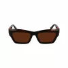 Longchamp LO763S-211 Damen-Sonnenbrille, Havana-Rahmen, Braunes Gradient-Glas, 53mm