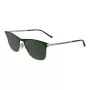 ZEISS Herren ZS25163S-326 Sonnenbrille, schwarzes Gestell, graue Gläser, 55-18-145
