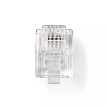 DSIT RJ11 Telefonstecker - 4-polig - 10 Stück (DC-RJ11-10PCE)