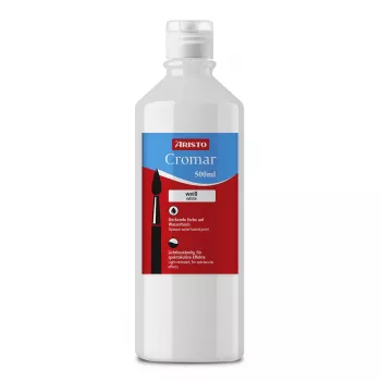 ARISTO Cromar Flüssig-Gouache Weiß 500 ml AR30930