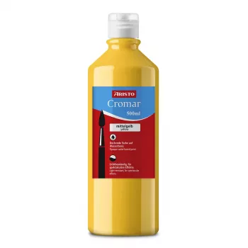 ARISTO Cromar Flüssigfarbe Mittelgelb 500 ml, 1 Stk. (AR30920)