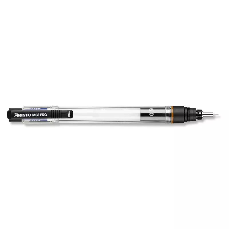 ARISTO mg1 pro Technischer Zeichenstift 0,5 mm, nachfüllbar, Edelstahlfeder, Tusche kompatibel, 1 Stück AR63050