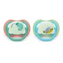 Philips Avent Ultra Air Night Schnuller 6-18 Monate, 2er-Pack, Junge, im Dunkeln leuchtend