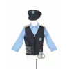 Souza! Polizei-Kostüm mit Hut und Zubehör, Alter 4-7