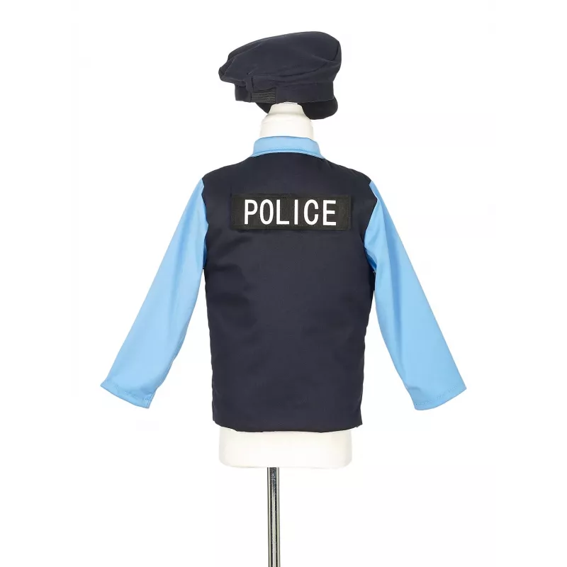 Souza! Polizei-Kostüm mit Hut und Zubehör, Alter 4-7