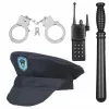 Souza! Polizei-Kostüm mit Hut und Zubehör, Alter 4-7