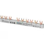 Eaton 3-Phasen-Gabelkammschiene 10mm² 6 Module 63A EVG3PHAS/N/6MODUL/LS 303366