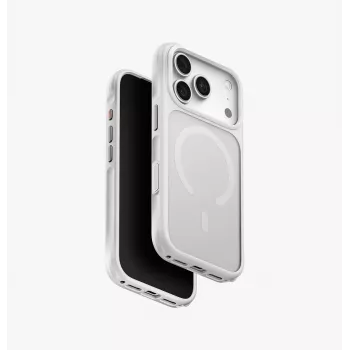 UNIQ Veren MagClick Ladehülle für iPhone 18 Pro / 17 Pro – Chalk Frost